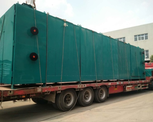 entrega de secador de cinta de malla a la provincia de Shandong